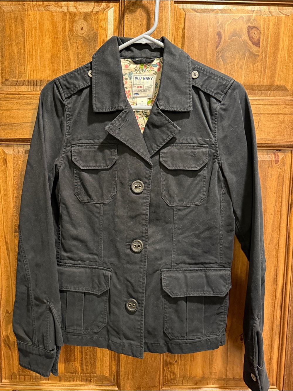 Old Navy Black Utility Field Jacket